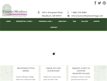 Tablet Screenshot of countrymeadowsvillage.com